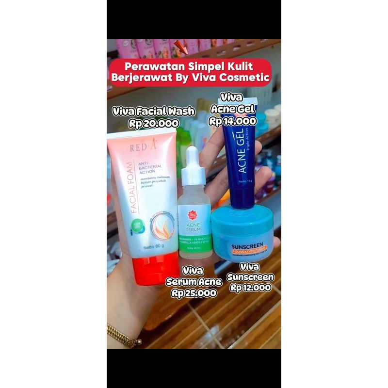 Viva Skincare paket perawatan kulit berjerawat