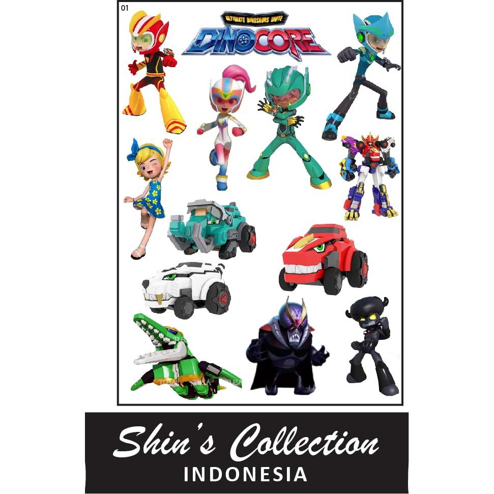 

Sticker stiker Dinocore 1 pc