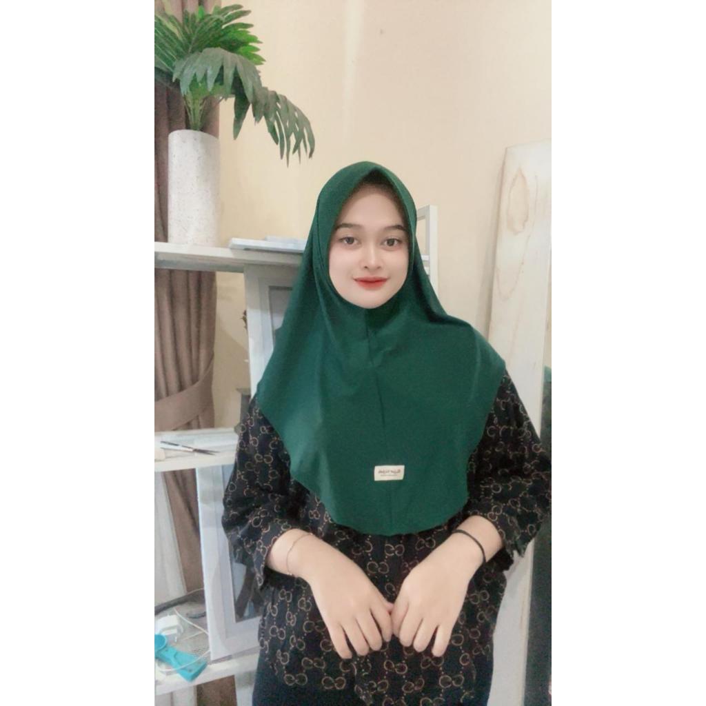 Bergo hamidah size m jersey premium by alya hijab
