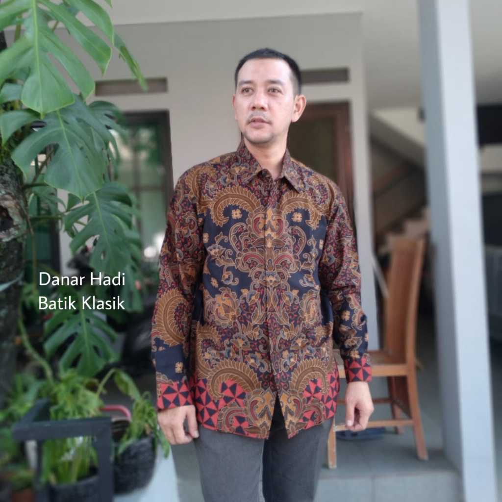 Kemeja Batik Pria Danar Hadi Solo Asli