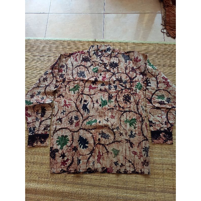 BAJU BATIK MADURA PRIA DEWASA JUMBO LENGAN PANJANG