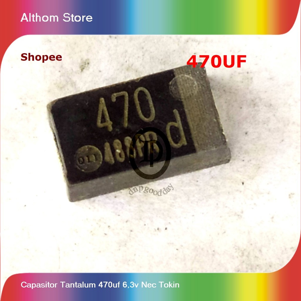 capasitor tantalum 470uf 6,3v nec tokin