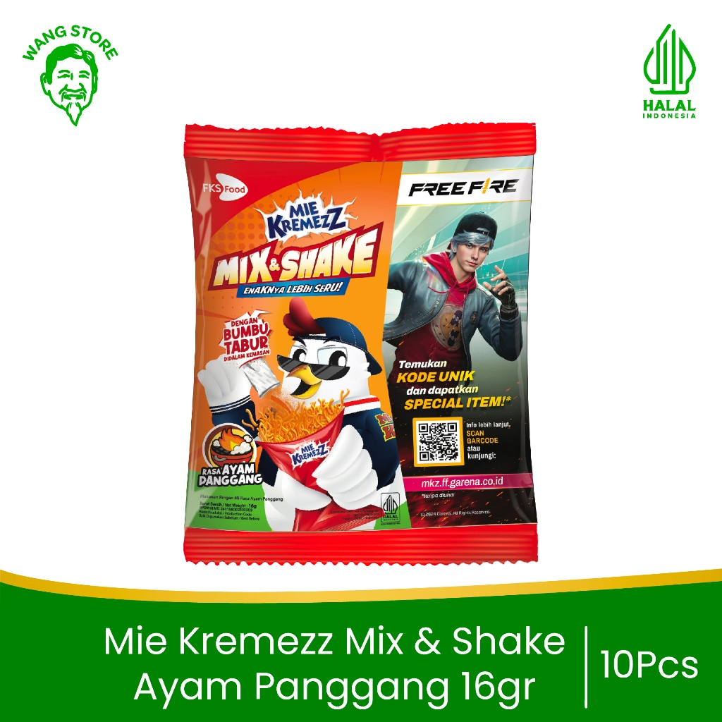 

Mie Kremezz Mix & Shake - Ayam Panggang - 16gr - 10 PCS