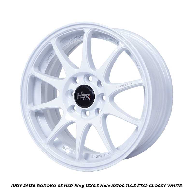 VELG MOBIL HSR INDY RING 15 WARNA PUTIH