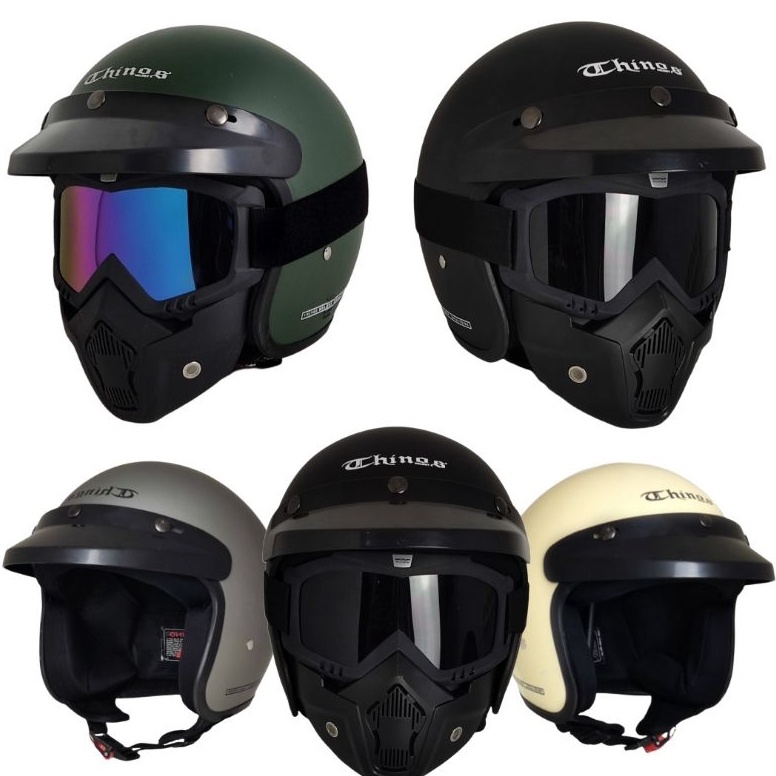 STOKTERBATAS Helm Bogo Cowok Keren Helm Full Face Motor Cross