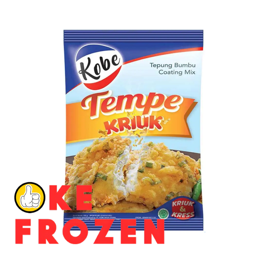 

KOBE TEPUNG BUMBU TEMPE KRIUK 200GR