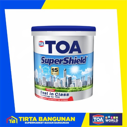 CAT TEMBOK TINTING TOA SUPERSHIELD SHEEN HARGA BY REQUEST WARNA