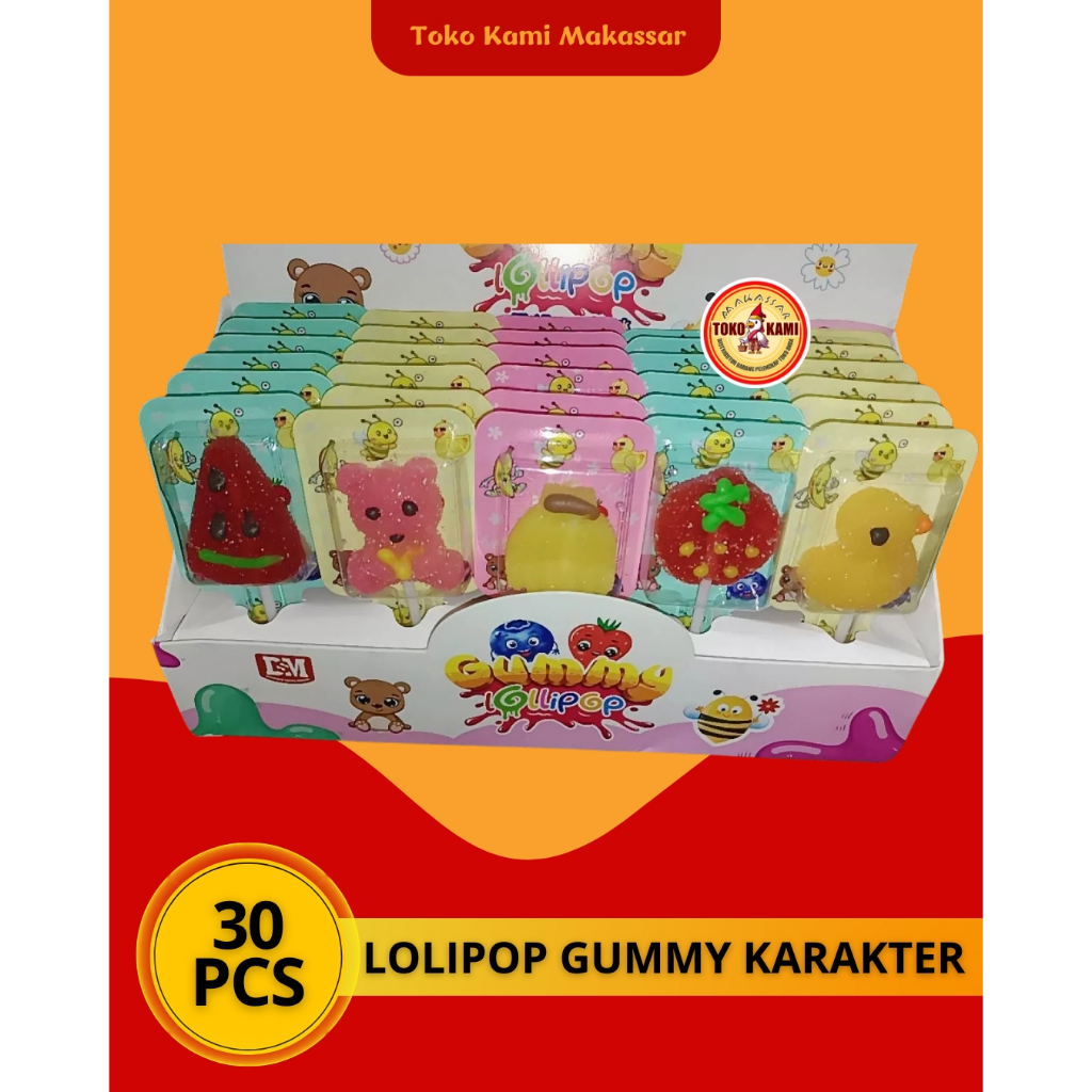 

DSM - Lolipop Gummy Mini Isi 30 pcs