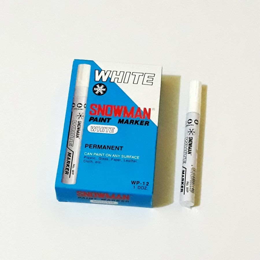 

SPIDOL SNOWMAN MARKER WP-12 WHITE