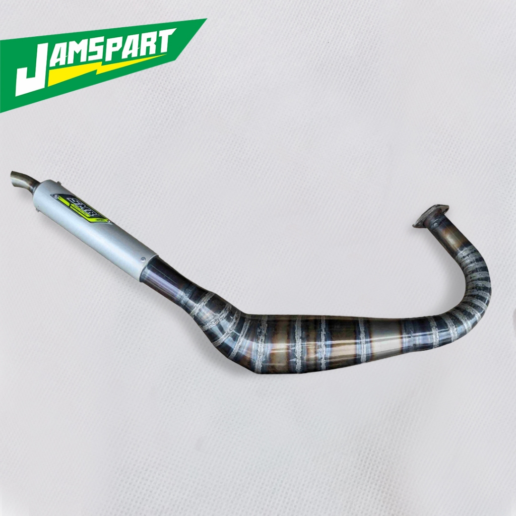 Knalpot Super Pro 91 Dot Rxking SMR Racing Plat Karat Knalpot SMR Ori Original