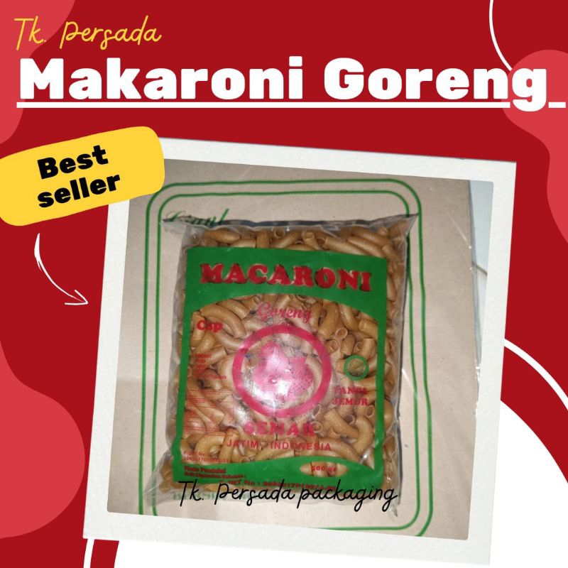 

[ 500 gr ] Makaroni Goreng Cap Semar - Macaroni Semar - Makroni Semar - Makroni Cap Semar - Makroni Goreng 500 Gr