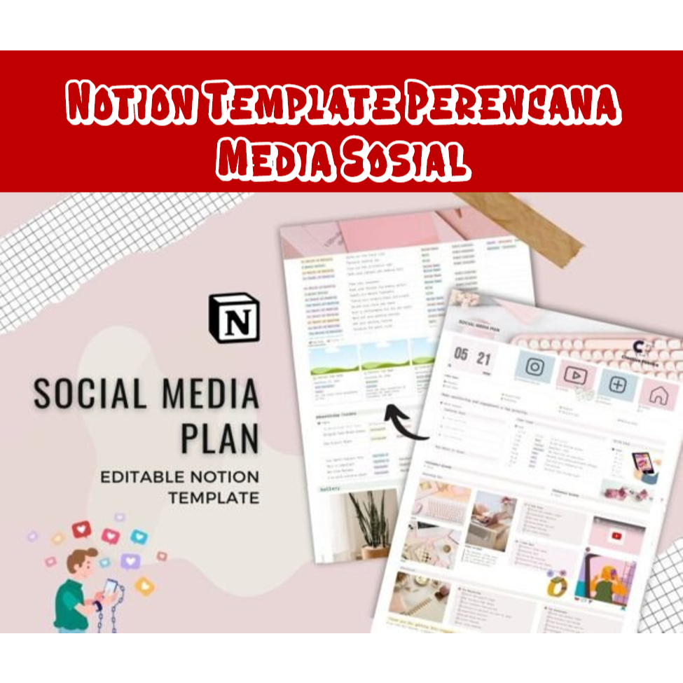 Notion Template Perencana Media Sosial