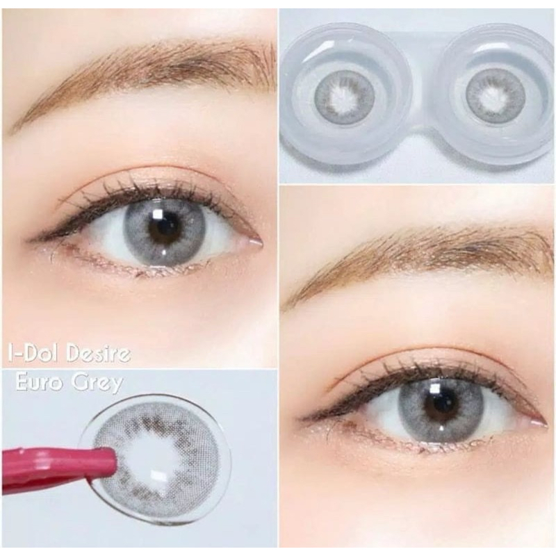 COD/INSTAN SOFTLENS EURO GREY TANPA RING NORMAL&MINUS (S/D -8.00) - MAKASSAR