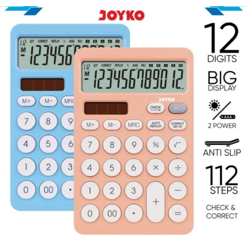 

Calculator / Kalkulator Joyko 12 Digit CC-64CO