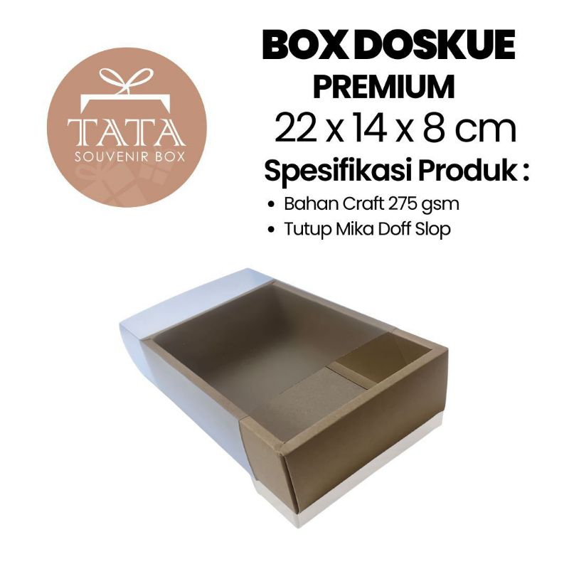 

Box Doskue 22 x 14 x 8 cm Model Slop (Min Order 5 Pcs)