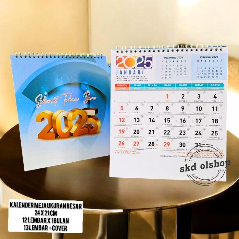 

Kalender meja executive 2025 Pemandangan Alam Indonesia MJ KM 101 21x24cm(terima castume cetak merek)