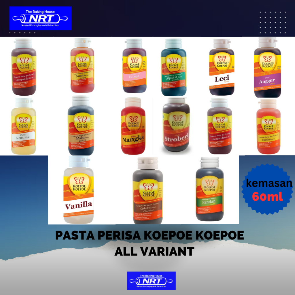 

Perisa pasta koepoe 60ml / Perasa Makanan / Penguat Aroma Makanan Kupu