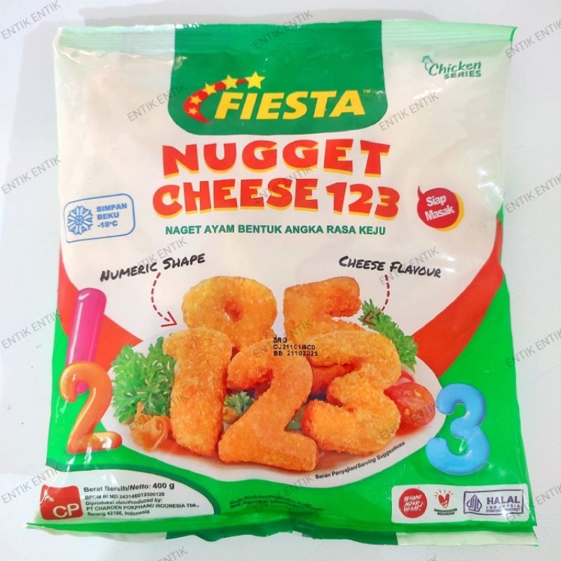 

Nugget Cheese 123 Fiesta 400gr [ Kemasan Terbaru ]