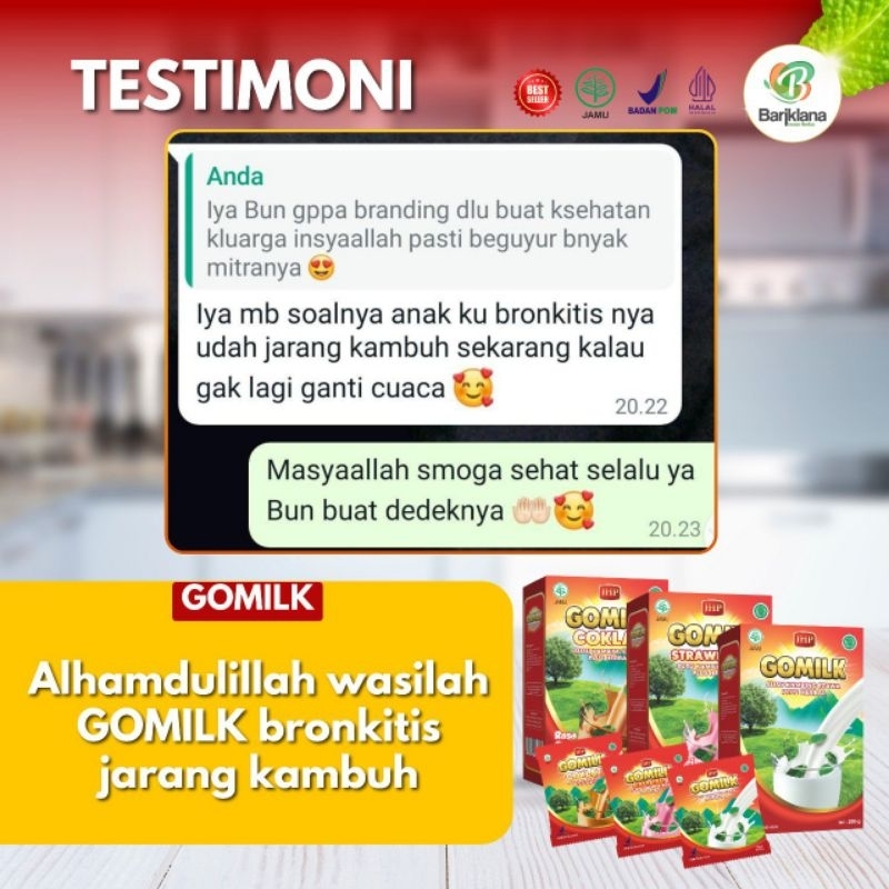 

Gomilk susu kambing etawa plus herbal - Solusi untuk penyakit bronkitis dan asma - Distributor Resmi Surabaya