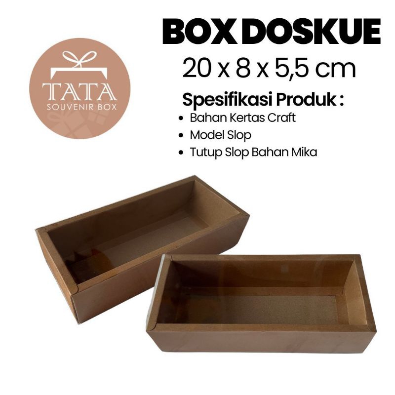 

Box Doskue 20 x 8 x 5,5 cm Model Slop