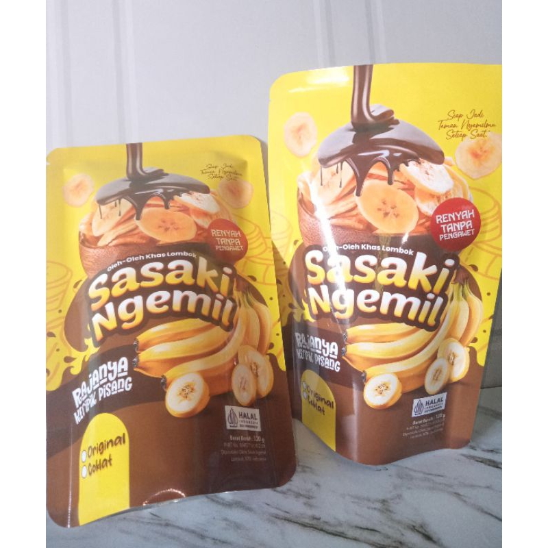 

Keripik Pisang Coklat Cemilan Enak Keripik Gurih dan Full Coklatnya