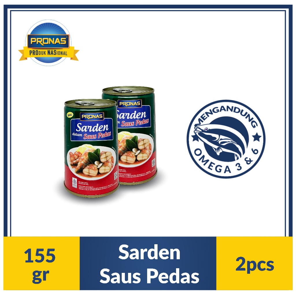 

PRONAS Sarden Chili 155 g Bundling 2 pcs