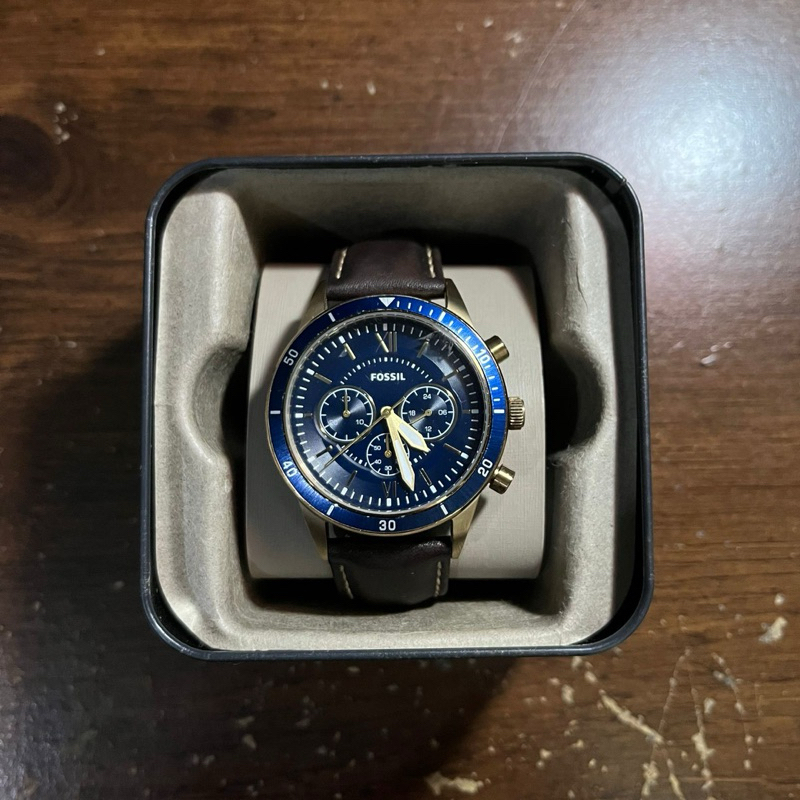 Jam Tangan Pria Fossil Flynn Sport Chronograph BQ2229 Quartz (Second Pre-loved)