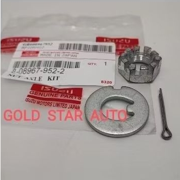 NUT AXLE KIT MUR AS RODA DEPAN SET ISUZU PANTHER 2.3 PANTHER 2.300CC PANTHER 2.5 PANTHER 2.500CC