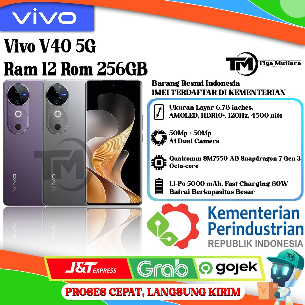 Vivo V40 5G Ram 12/256GB | Ram 12/512GB