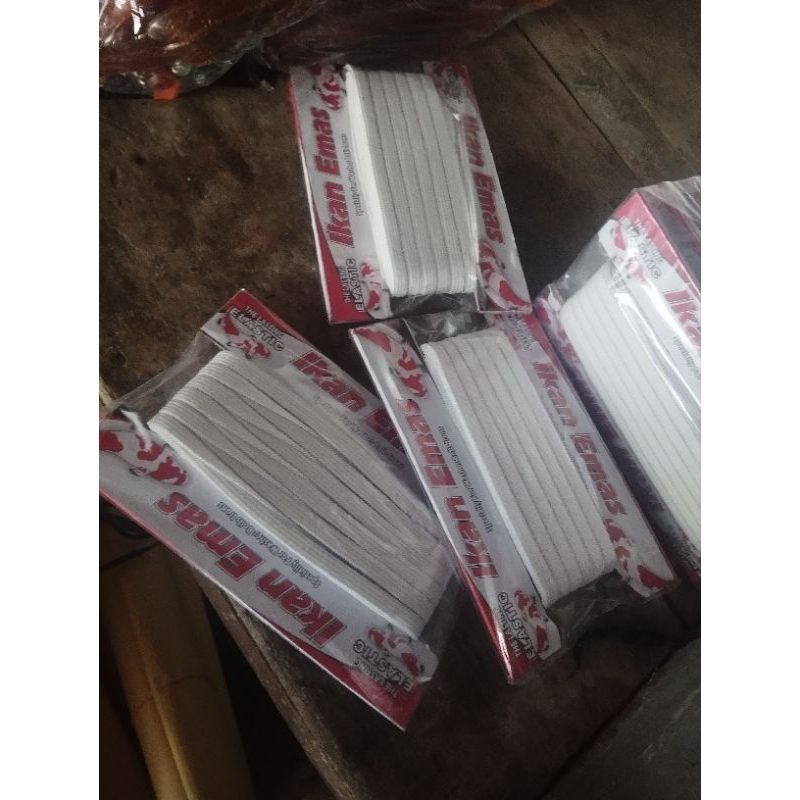 tali kolor/elastis karet/ karet tali kolor celana masker/