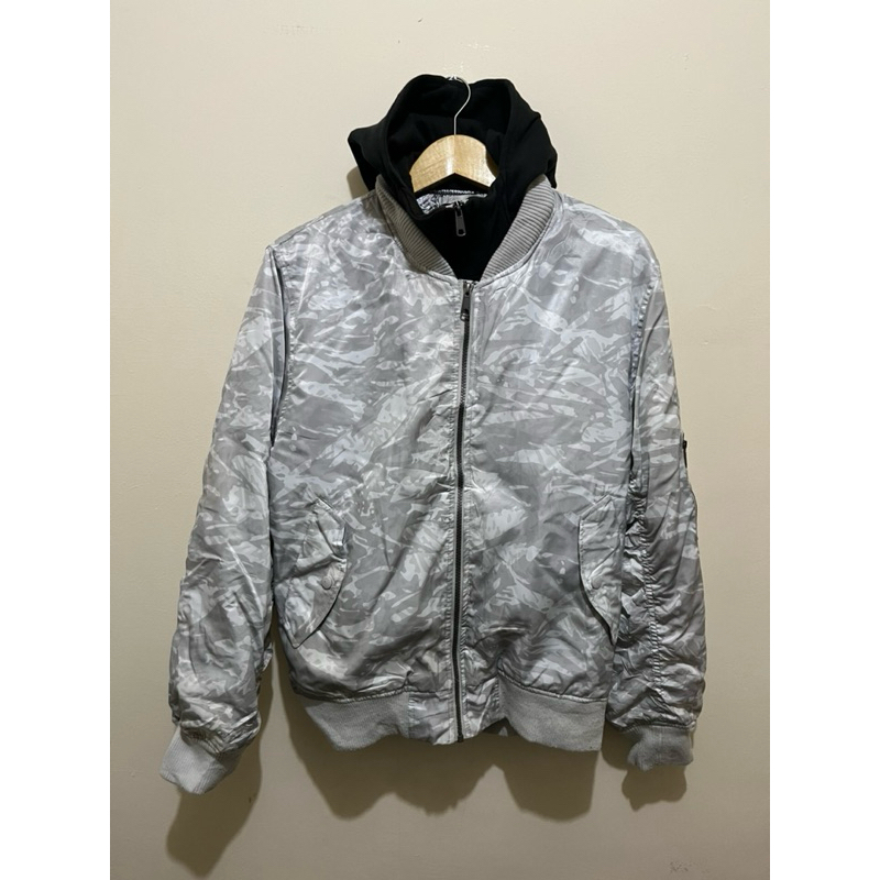 Bomber jaket fieldcore heat assist size M used camo