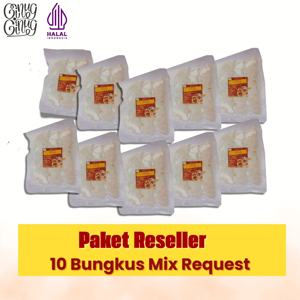 

Paket Reseller Cireng Isi Mix Extra Chili Oil Isi 10 Bungkus (Makanan/Frozen Food/Instan)