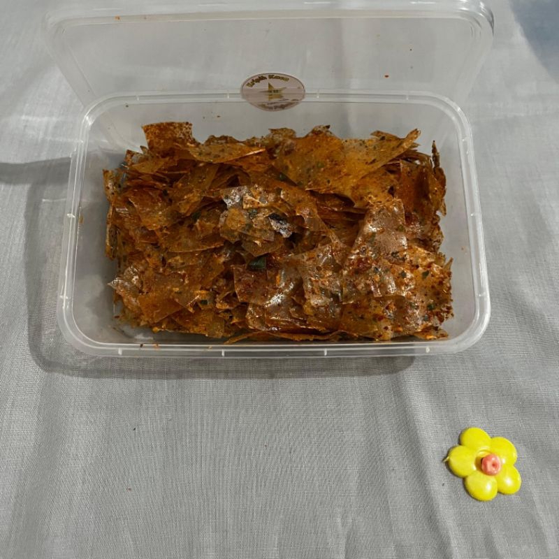 

kripik kaca pedes daun jeruk