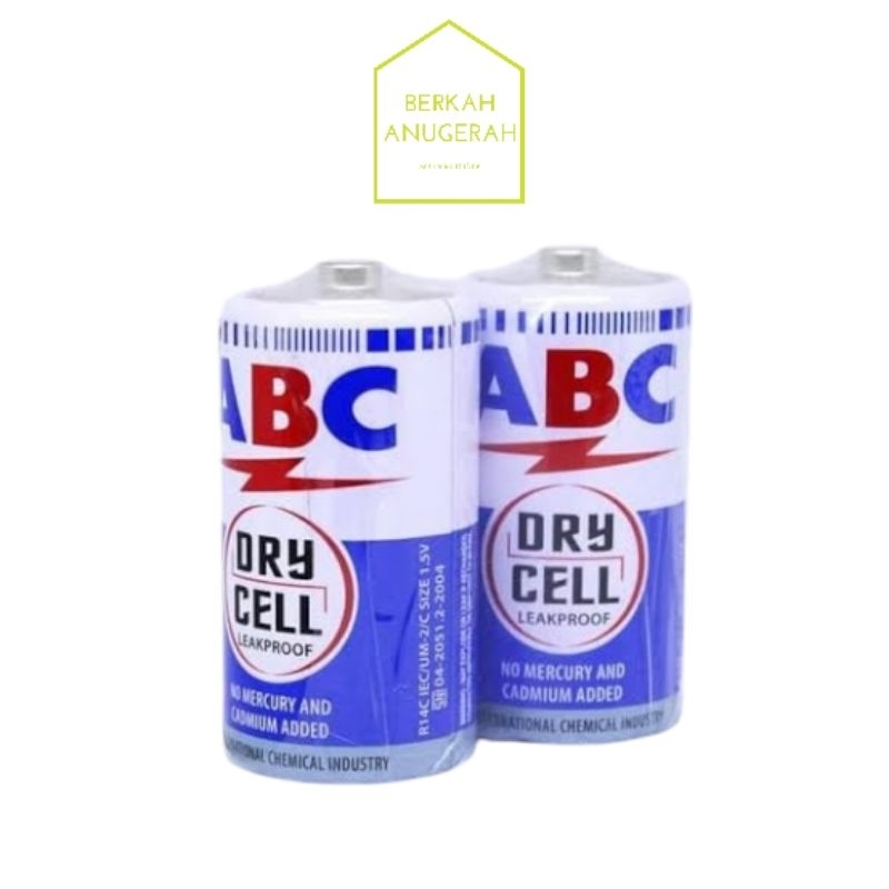 Baterai ABC Besar Ukuran D - 2 Pcs