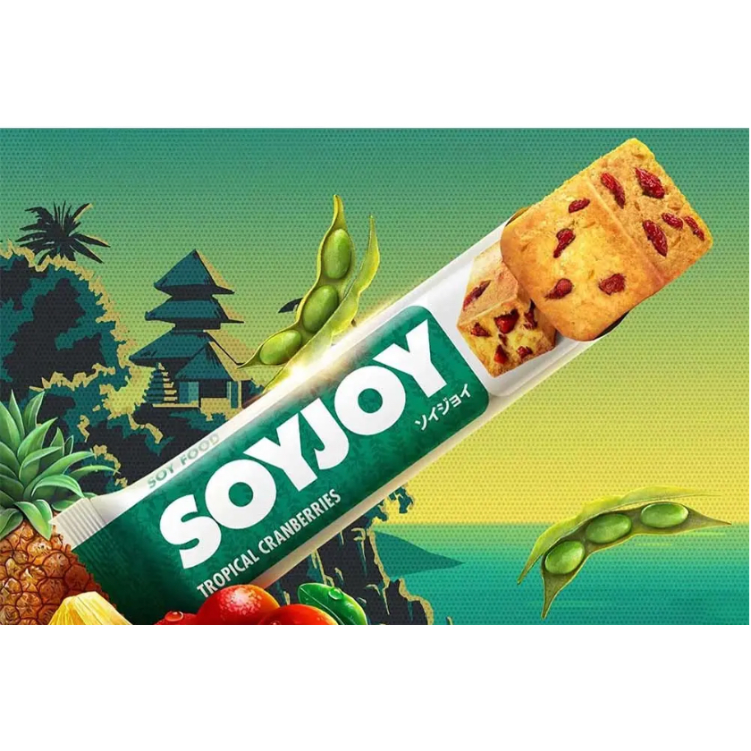 

Soyjoy Fruit Soy Bar Tropical Cranberries 30 Gram