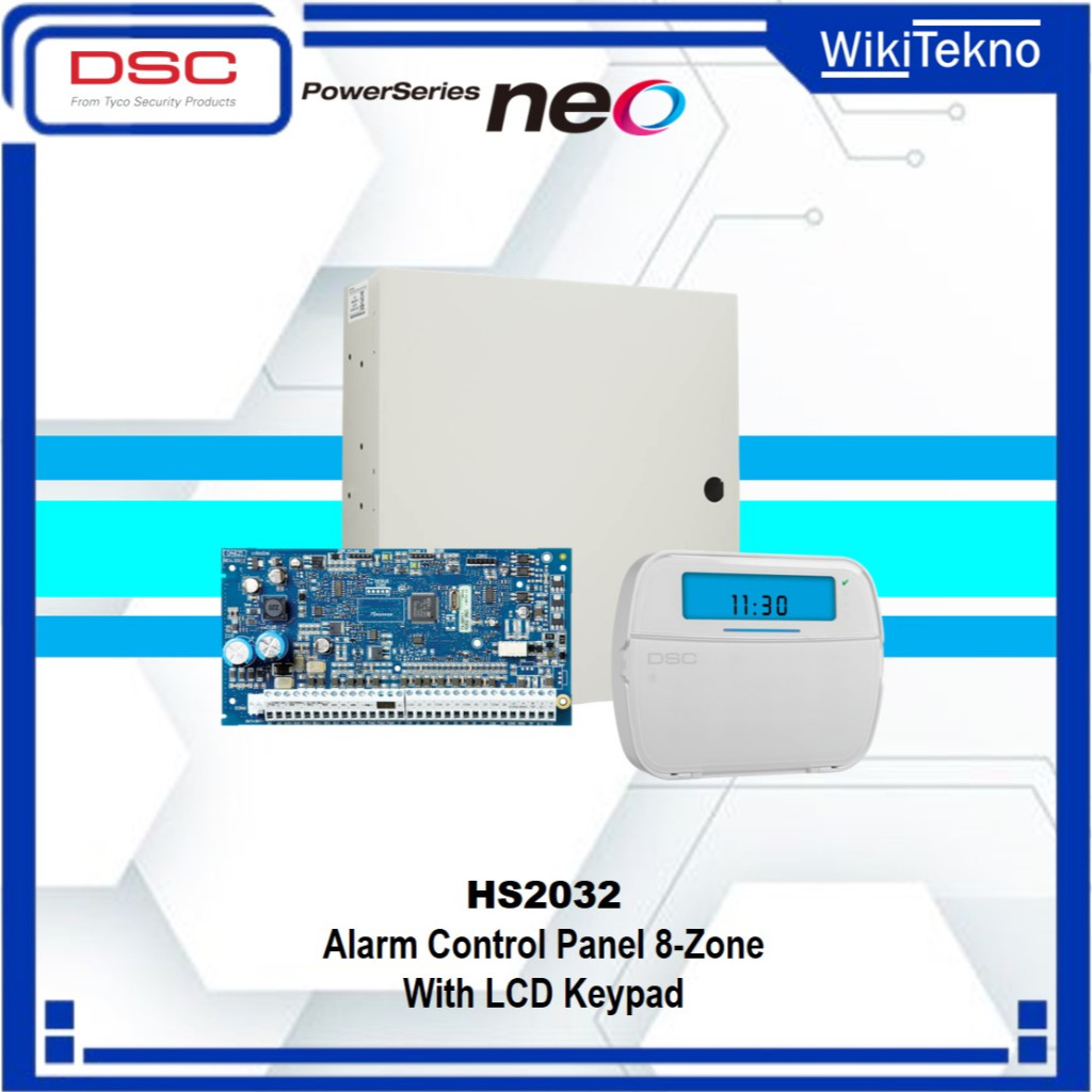 Panel Alarm 8 Zone DSC Neo HS2032 with LCD Keypad