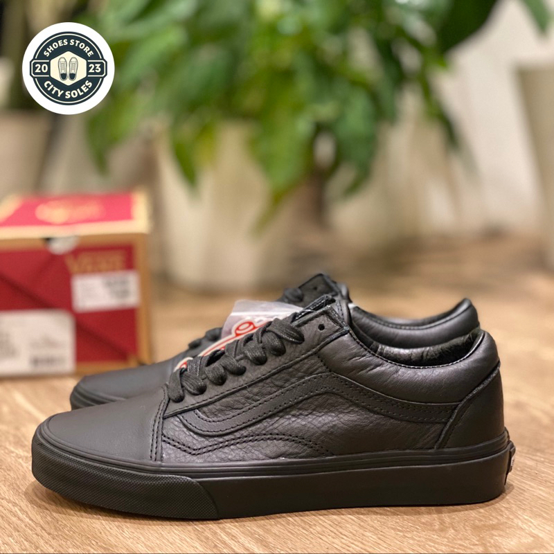 Vans Oldskool Leather Black / Black