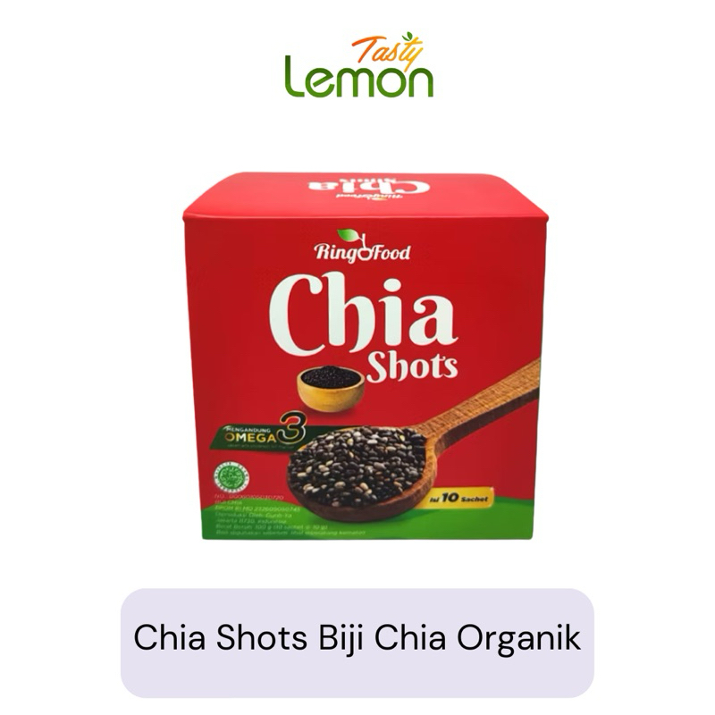 

Ringofoods Chia Shots 1 Box - Biji Chia Organik