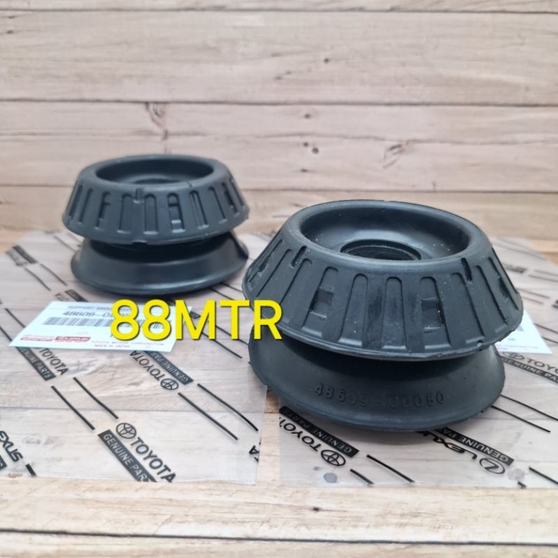 KARET SUPPORT SHOCK BREAKER KARET SUPORT SHOCK ABSORBER DEPAN TOYOTA NEW YARIS VIOS LIMO GEN 3 ASLI 