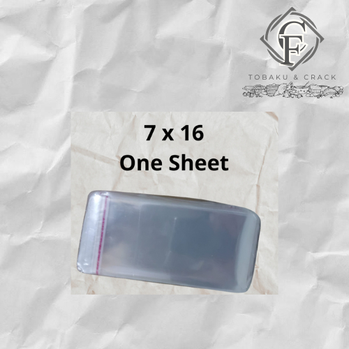 Plastik OPP One Sheet/Plastik Lumpia/Plastik Kue Lapis/Plastik Lembaran/Plastik Kue Basah 7 x 16
