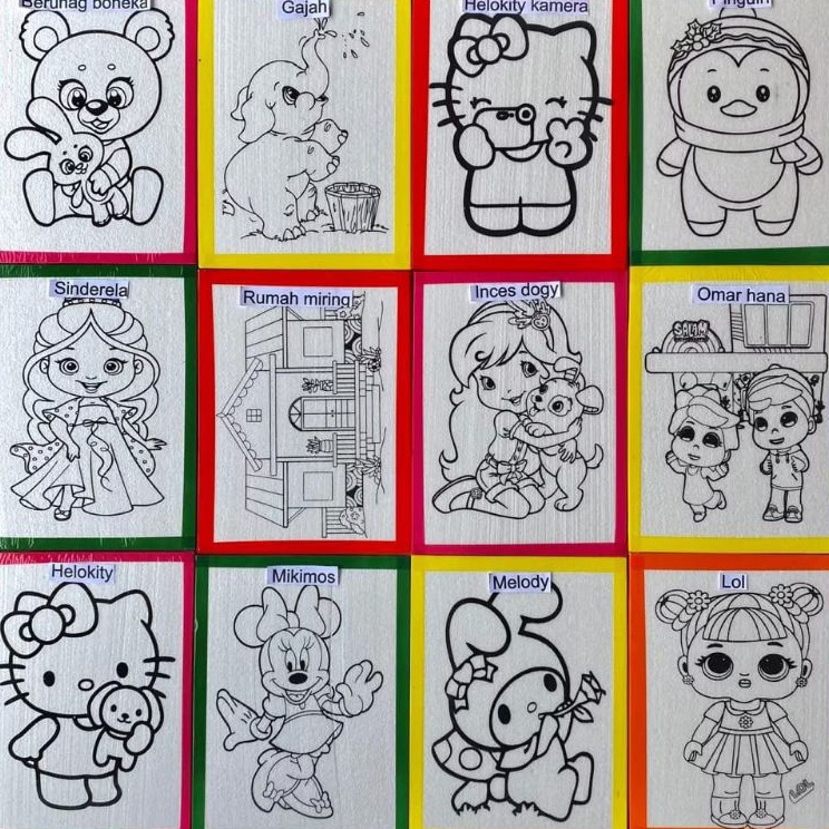 

First Now STEROFOAM LUKIS PAKET 5 UKURAN 335 LIST LAKBAN LUKISANGABUSLUKISSTYROFOAMMEWARNAI