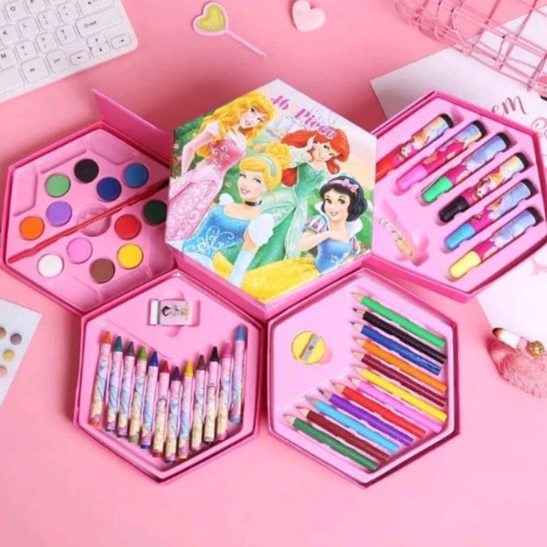 

Best Model Crayon Set Karakter Mewarnai 46 Pcs Pensil Warna Set