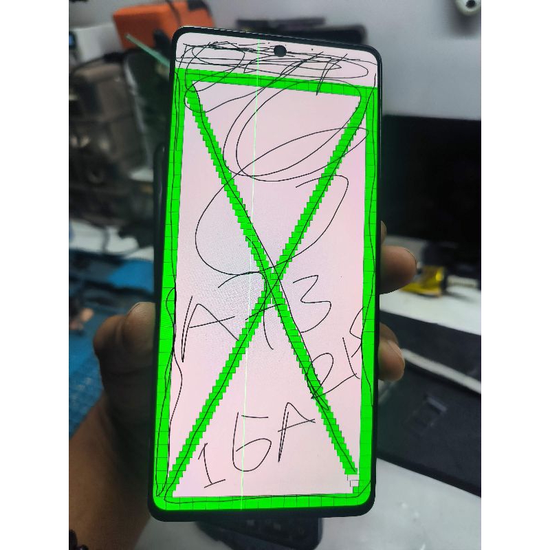 LCD SAMSUNG A73 ORIGINAL COPOTAN MINUS LAYAK PAKAI