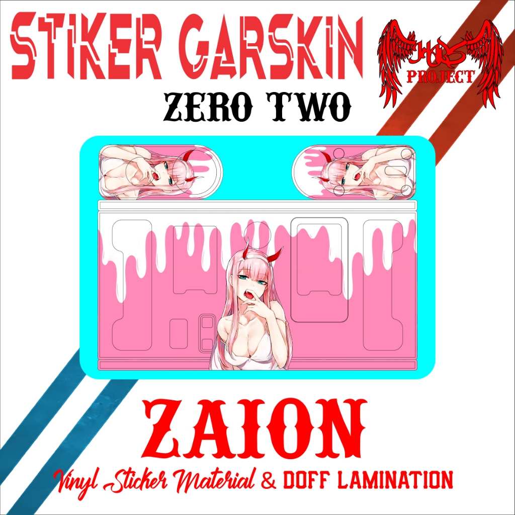 

stiker garskin anime zero two