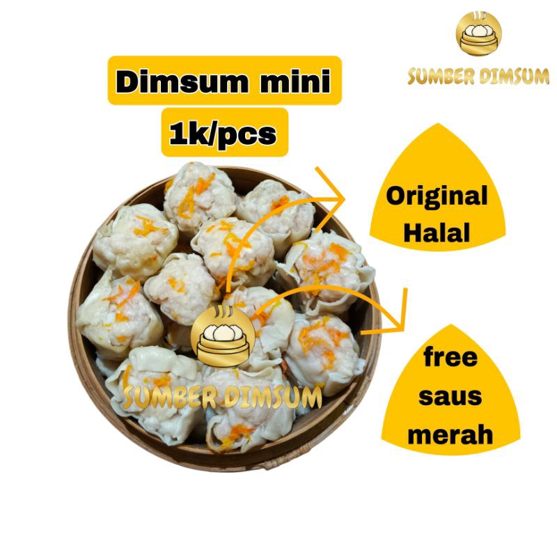 

dimsum serebuan dimsum seribuan halal dimsum premium mini seribuan sudah termasuk saos