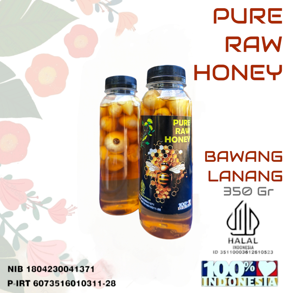 

Madu Bawang Lanang Murni Asli 35O gr Nektar 100% Alami Pure Natural Raw Honey