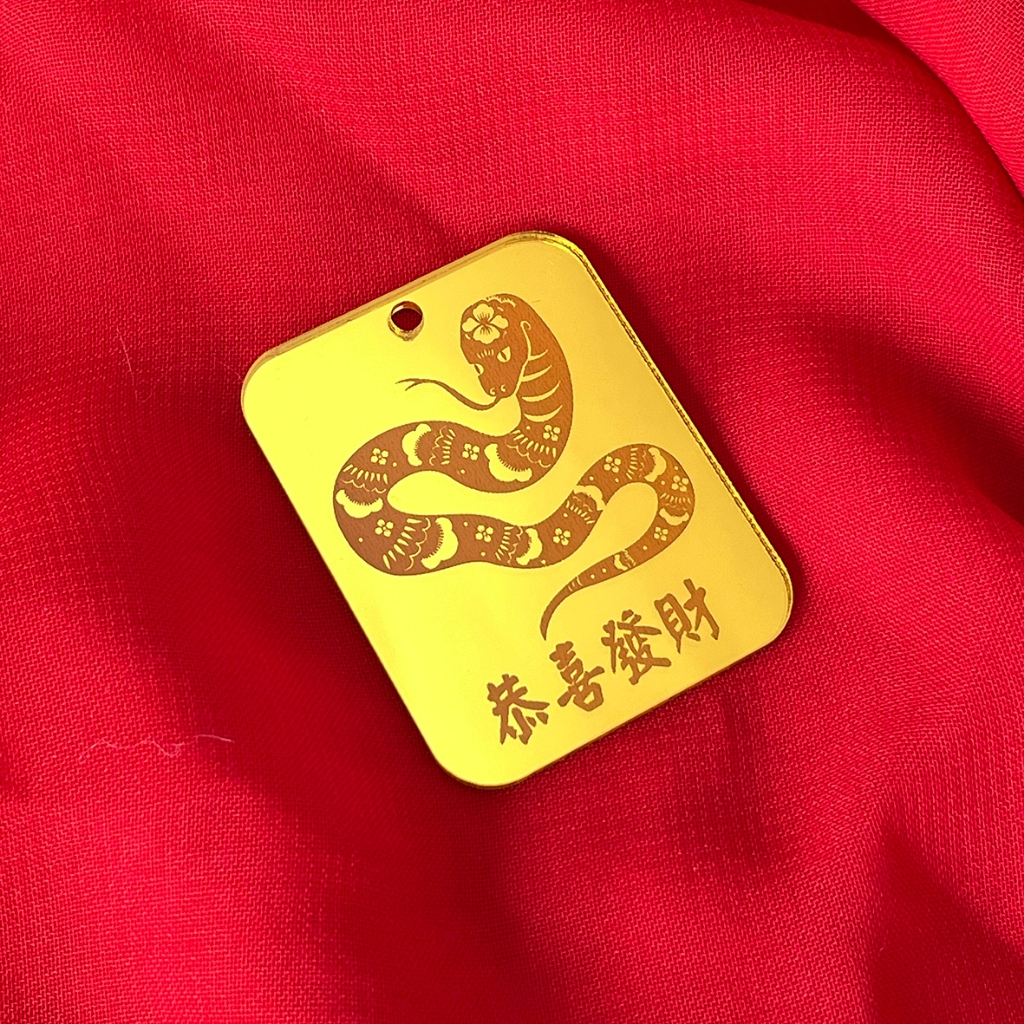 

Hangtag Imlek Chinese New Year Tag Dekorasi Hiasan Kado Parcel 2025 Snake Year Tag Hampers