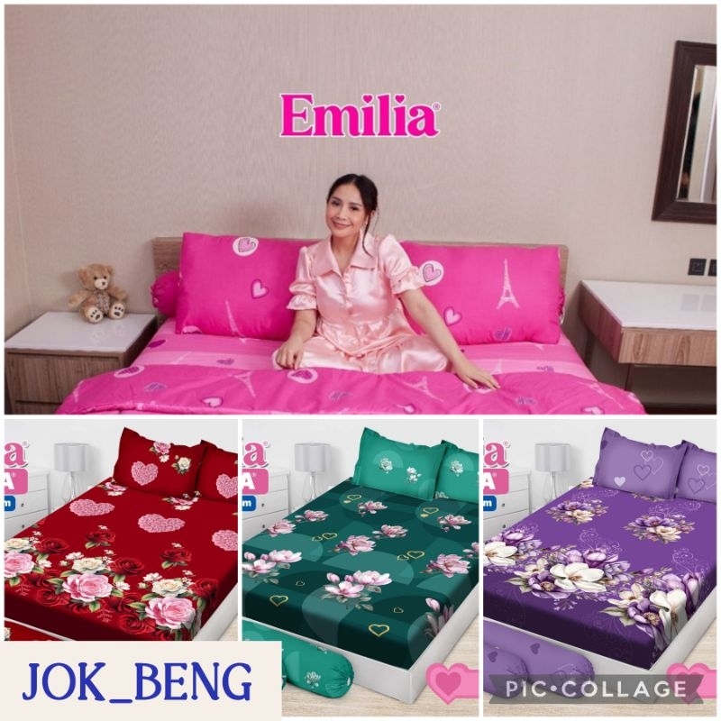 (BISA COD)SPREI BONITA EMILIA UK 180*200 CM DIJAMIN TIDAK LUNTUR