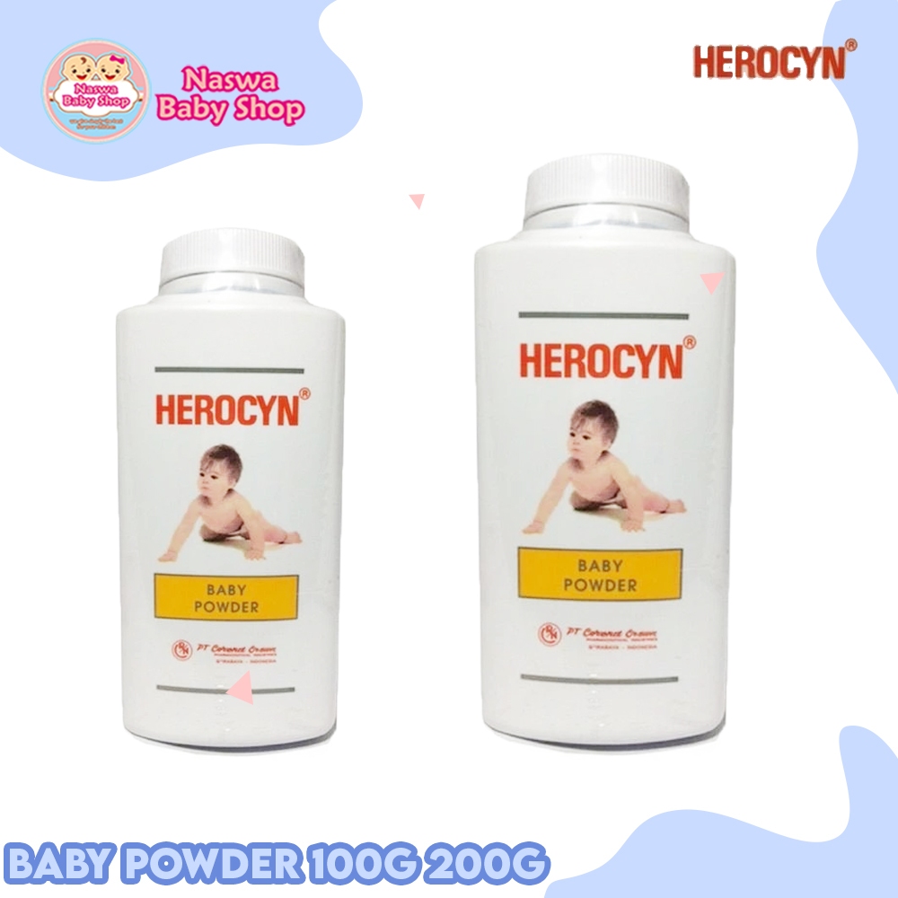 Herocyn Baby Powder Bedak Bayi 100g 200g