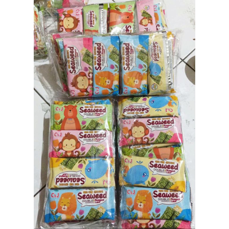 

C&J Seaweed rumput laut isi 20pc/pack